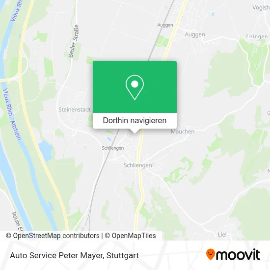 Auto Service Peter Mayer Karte