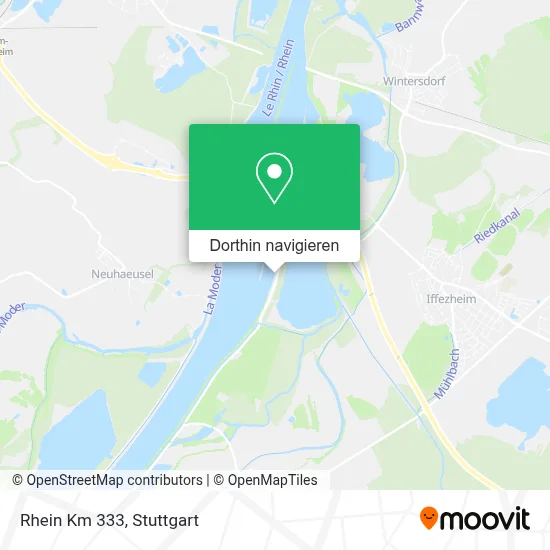 Rhein Km 333 Karte