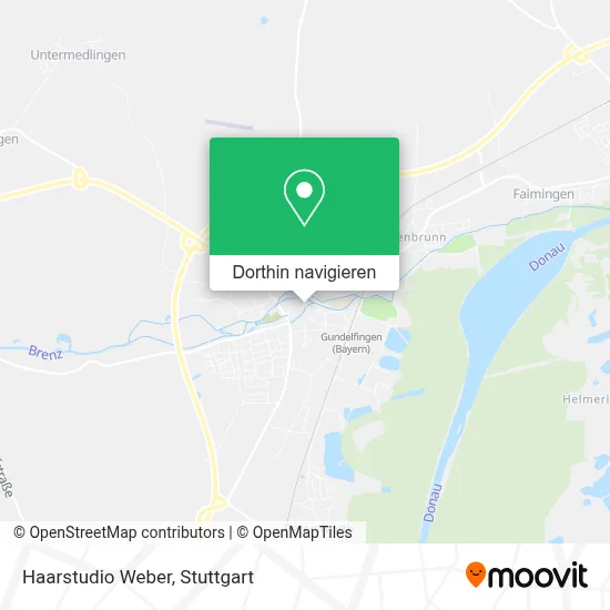 Haarstudio Weber Karte