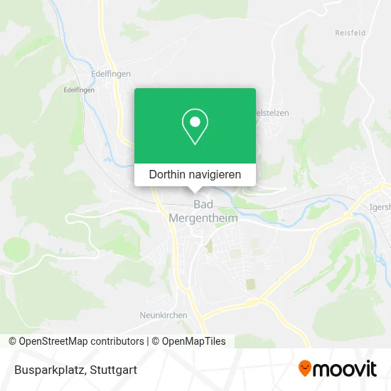 Busparkplatz Karte