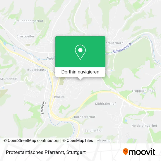 Protestantisches Pfarramt Karte
