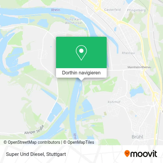 Super Und Diesel Karte