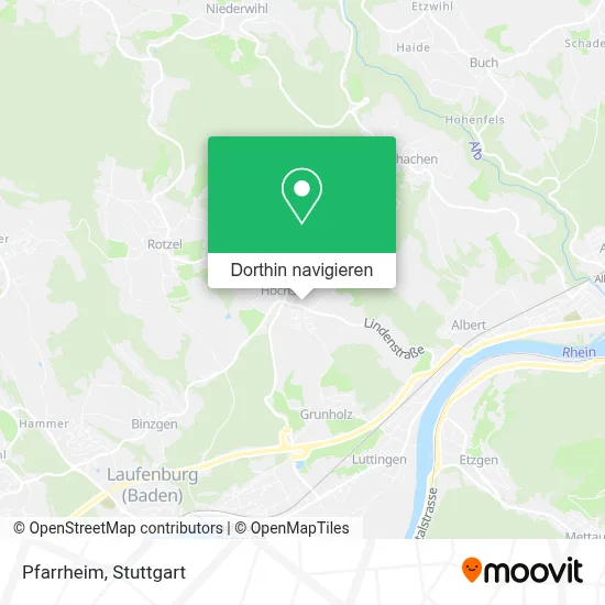 Pfarrheim Karte
