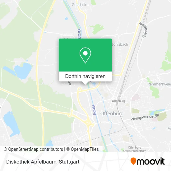 Diskothek Apfelbaum Karte