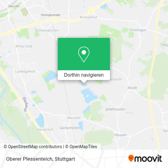 Oberer Plessenteich Karte