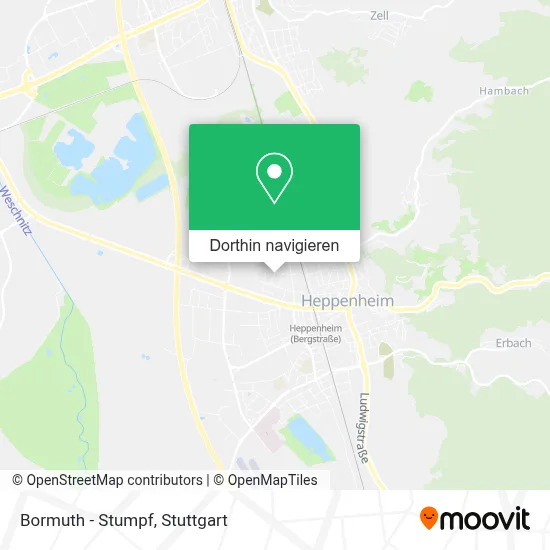 Bormuth - Stumpf Karte