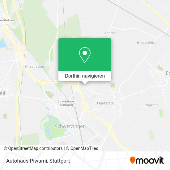 Autohaus Piwami Karte