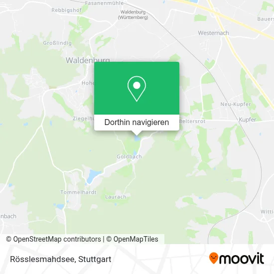 Rösslesmahdsee Karte