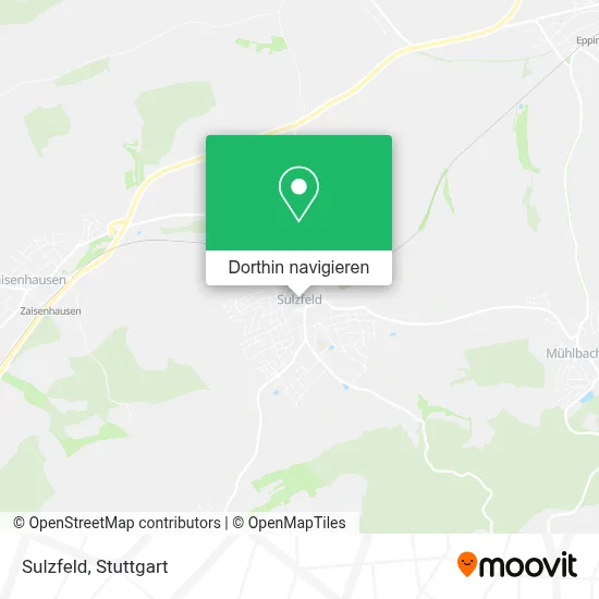 Sulzfeld Karte