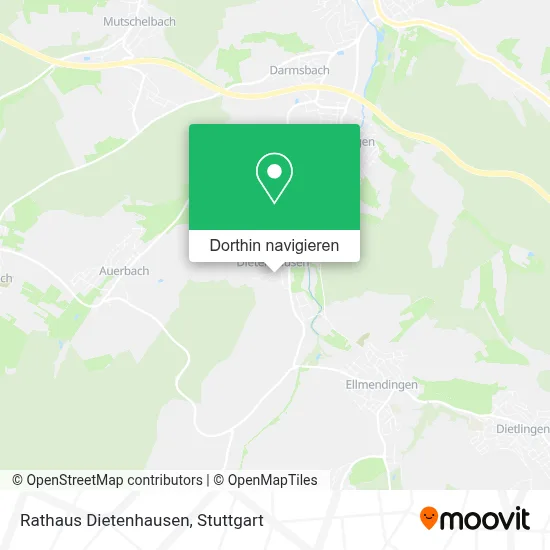 Rathaus Dietenhausen Karte