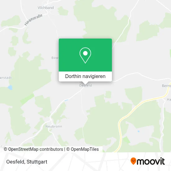 Oesfeld Karte