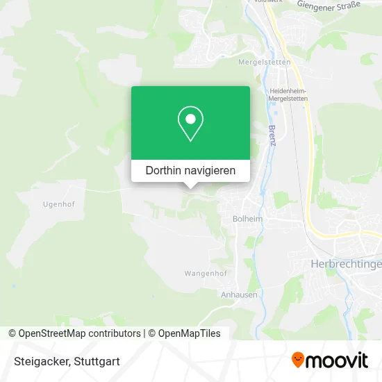 Steigacker Karte