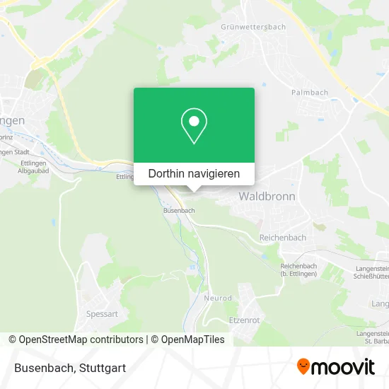 Busenbach Karte