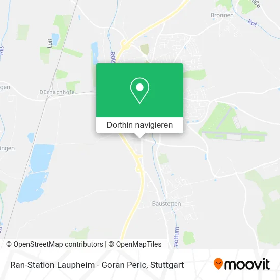 Ran-Station Laupheim - Goran Peric Karte