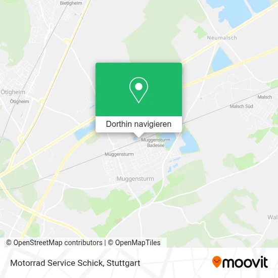 Motorrad Service Schick Karte