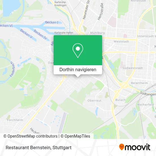 Restaurant Bernstein Karte
