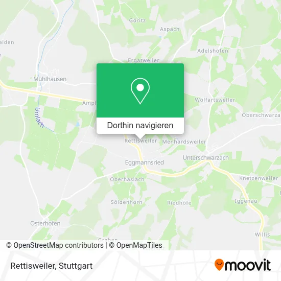 Rettisweiler Karte