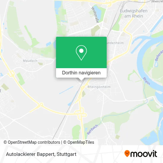 Autolackierer Bappert Karte