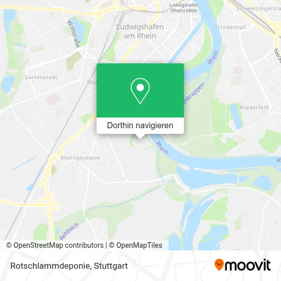 Rotschlammdeponie Karte