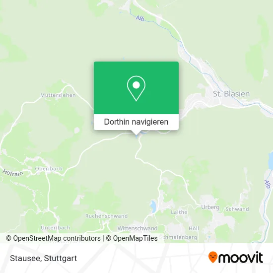 Stausee Karte