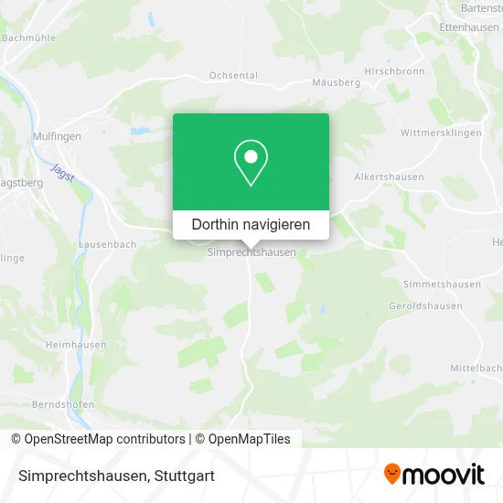 Simprechtshausen Karte