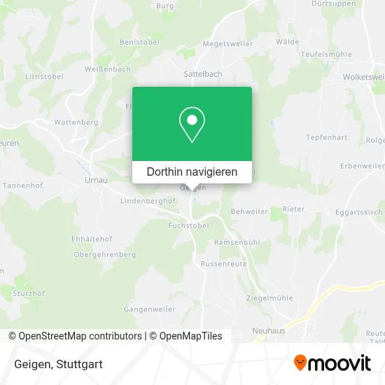 Geigen Karte