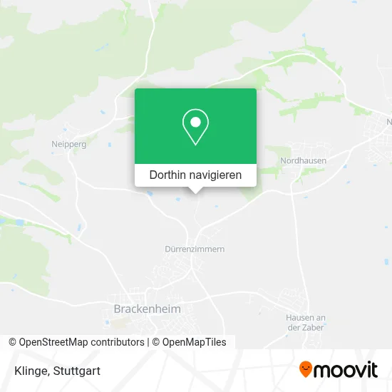 Klinge Karte
