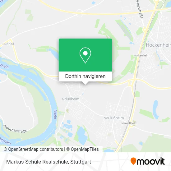 Markus-Schule Realschule Karte