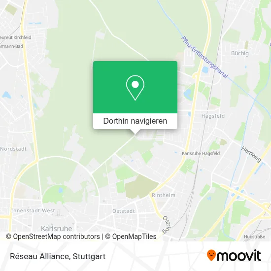 Réseau Alliance Karte