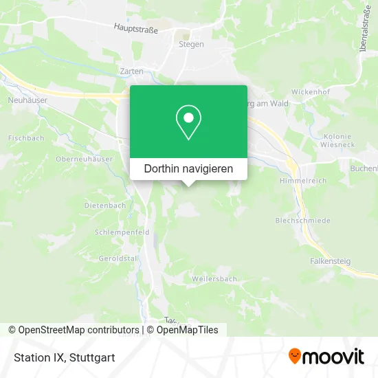 Station IX Karte