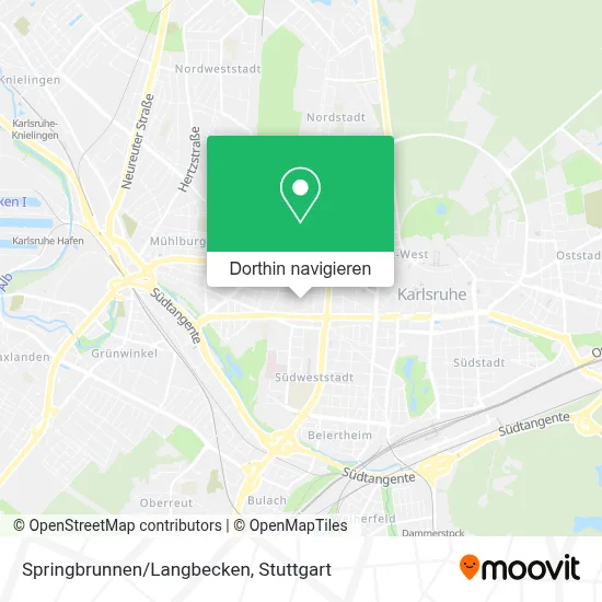 Springbrunnen/Langbecken Karte