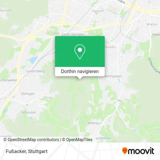 Fußacker Karte