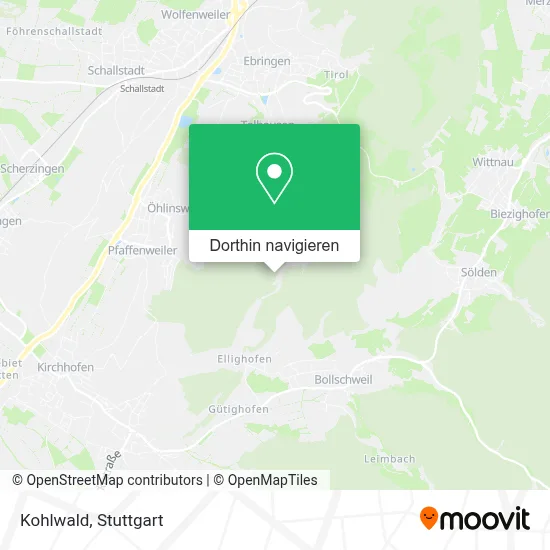 Kohlwald Karte