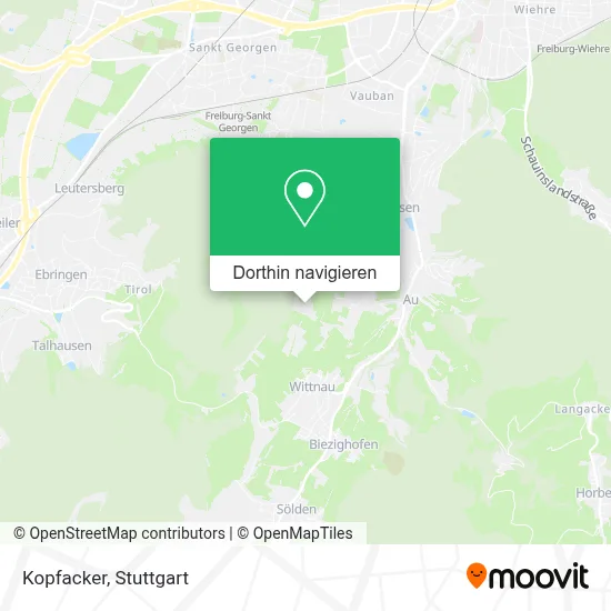 Kopfacker Karte