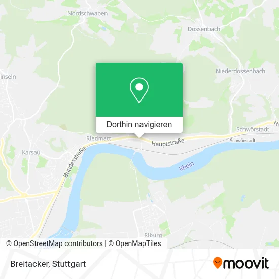 Breitacker Karte