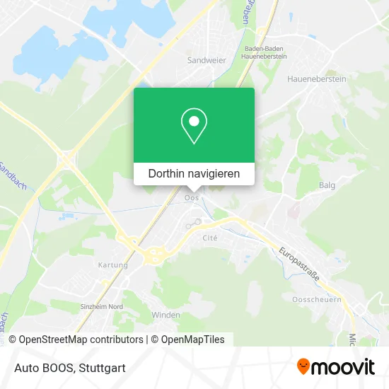 Auto BOOS Karte