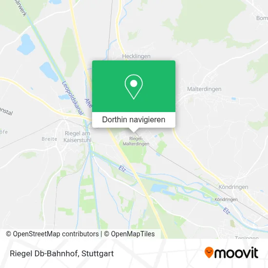 Riegel Db-Bahnhof Karte