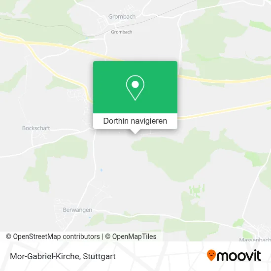 Mor-Gabriel-Kirche Karte