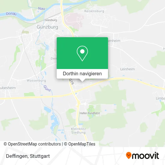 Deffingen Karte
