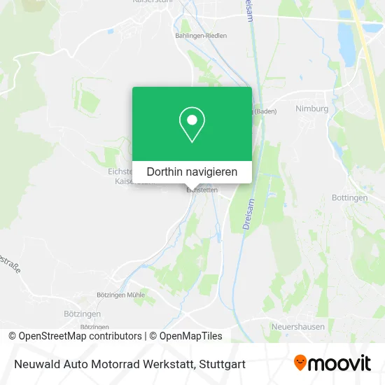Neuwald Auto Motorrad Werkstatt Karte