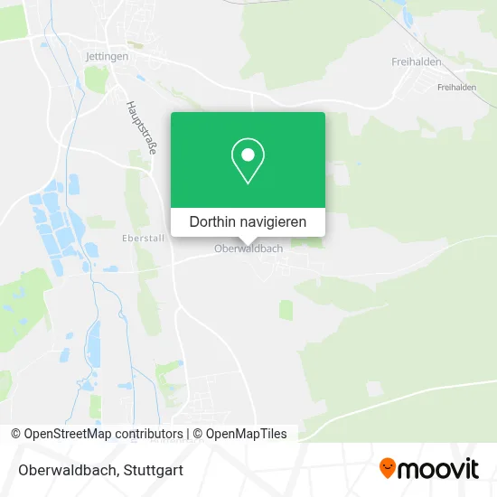 Oberwaldbach Karte