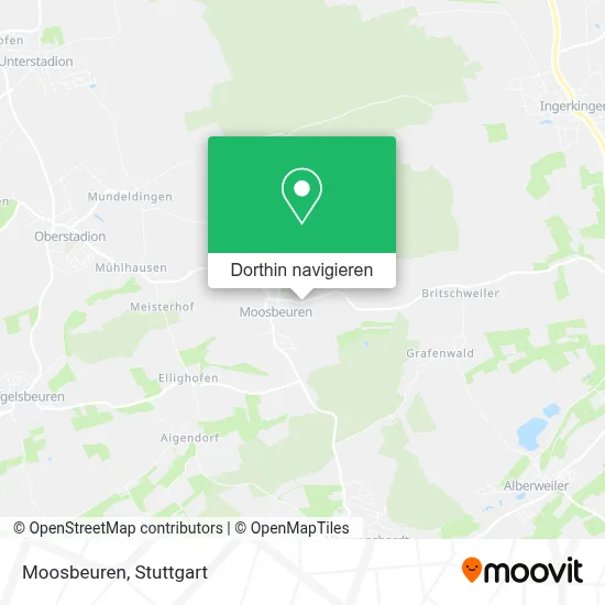 Moosbeuren Karte