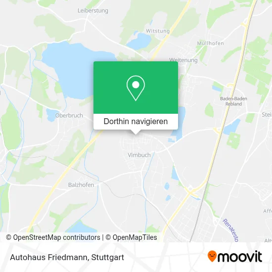 Autohaus Friedmann Karte