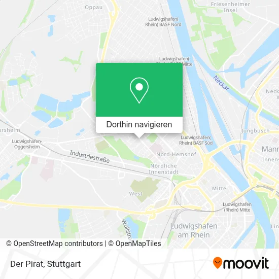 Der Pirat Karte