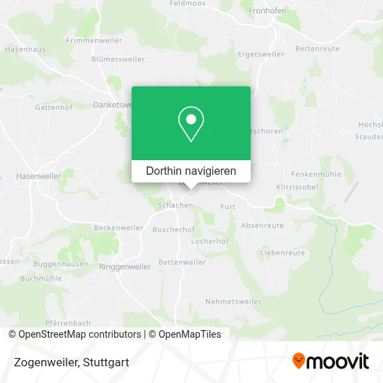 Zogenweiler Karte