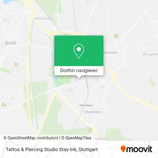Tattoo & Piercing Studio Stay-Ink Karte