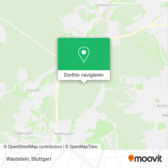 Waidstein Karte
