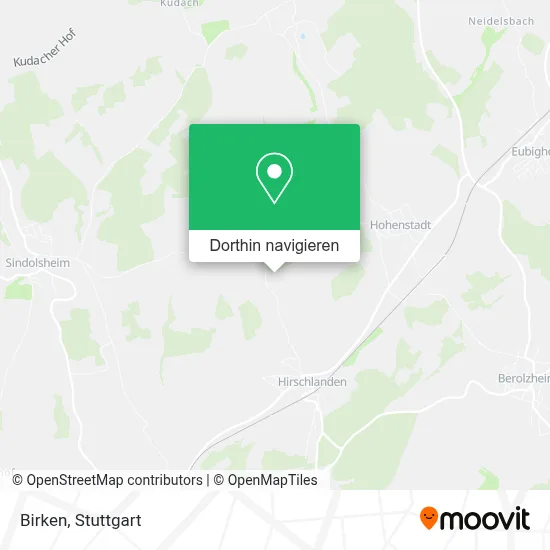 Birken Karte