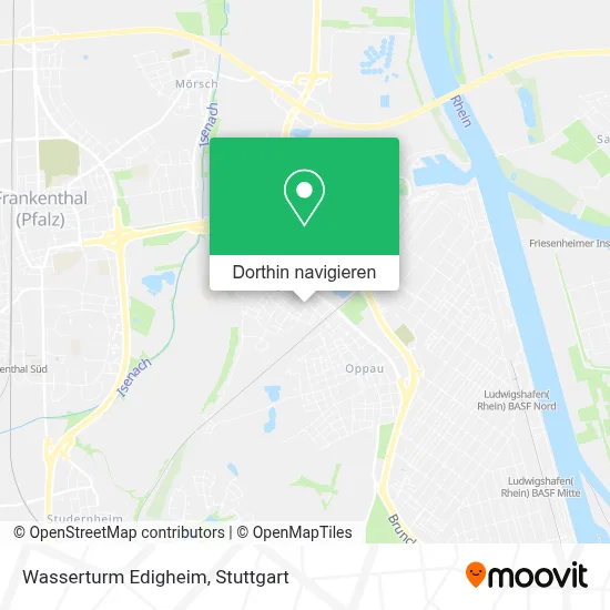 Wasserturm Edigheim Karte