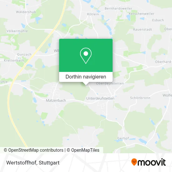 Wertstoffhof Karte
